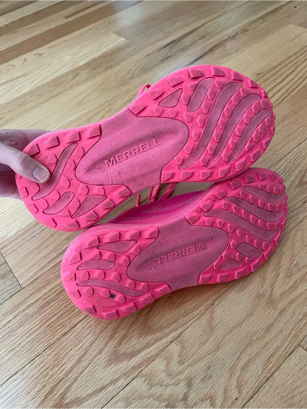 Merrell Women's Morphlite Neon Pink Athletic Running Sneakers, Size 7.5